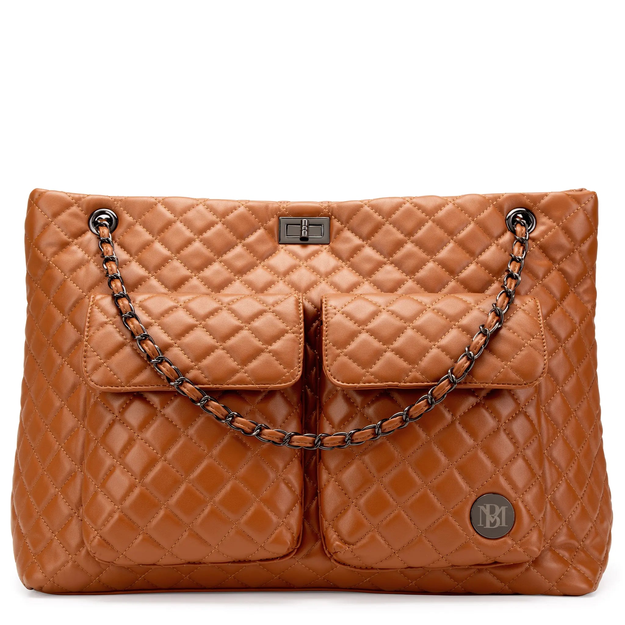 Diana gesteppte Weekender-Reisetasche aus veganem Leder