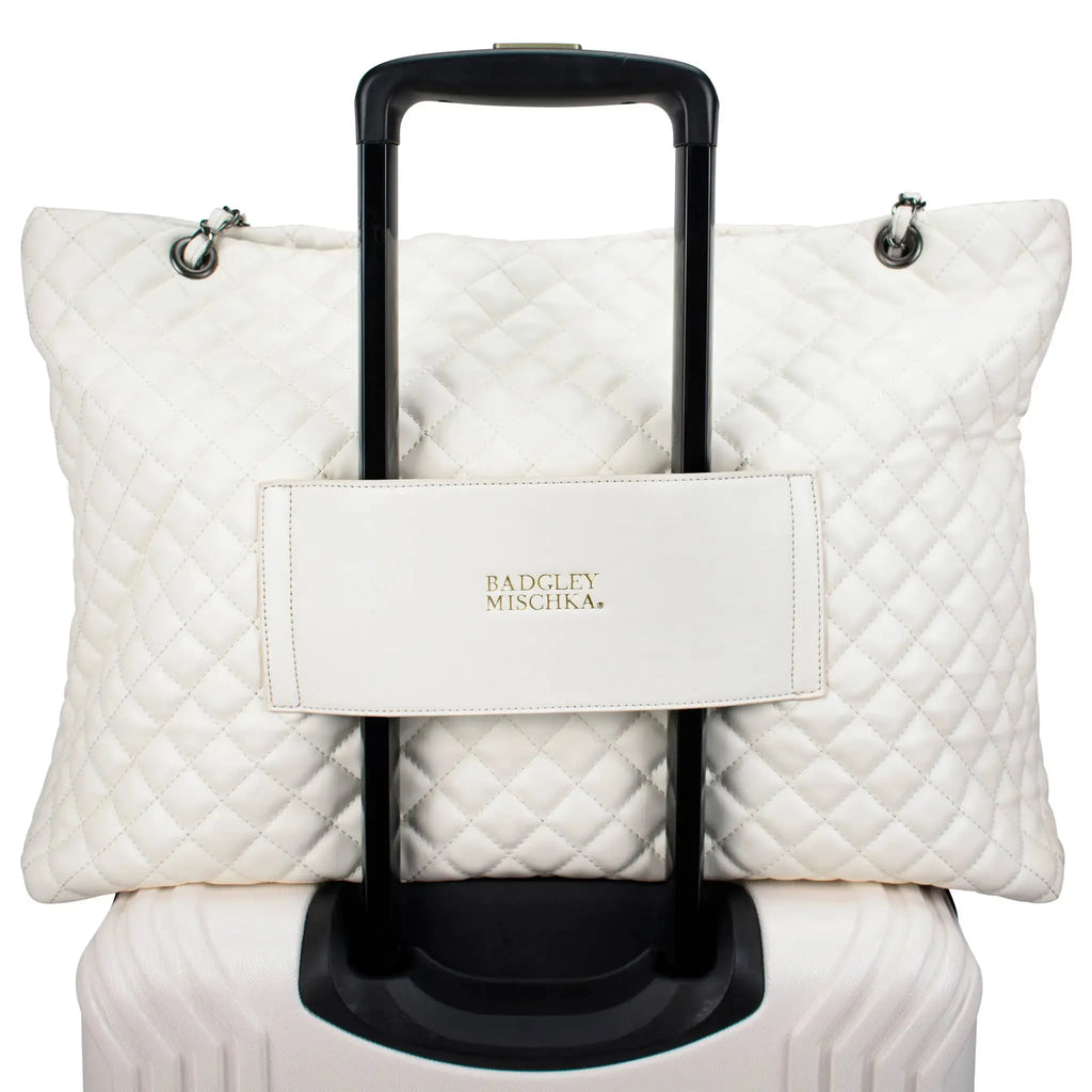Diana gesteppte Weekender-Reisetasche aus veganem Leder