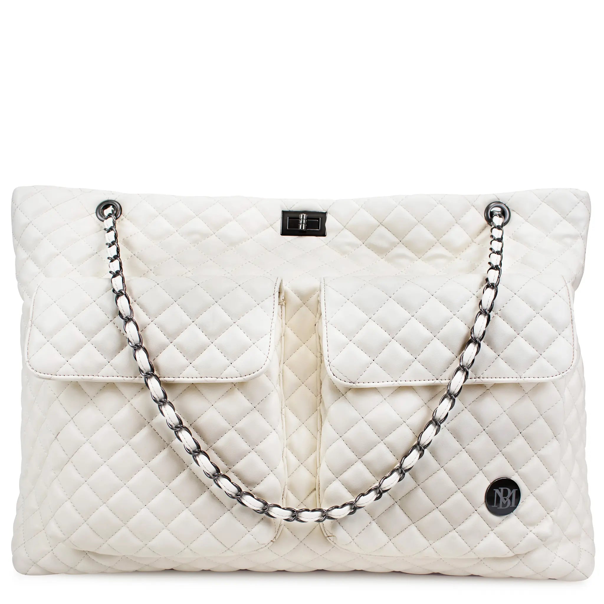 Diana gesteppte Weekender-Reisetasche aus veganem Leder
