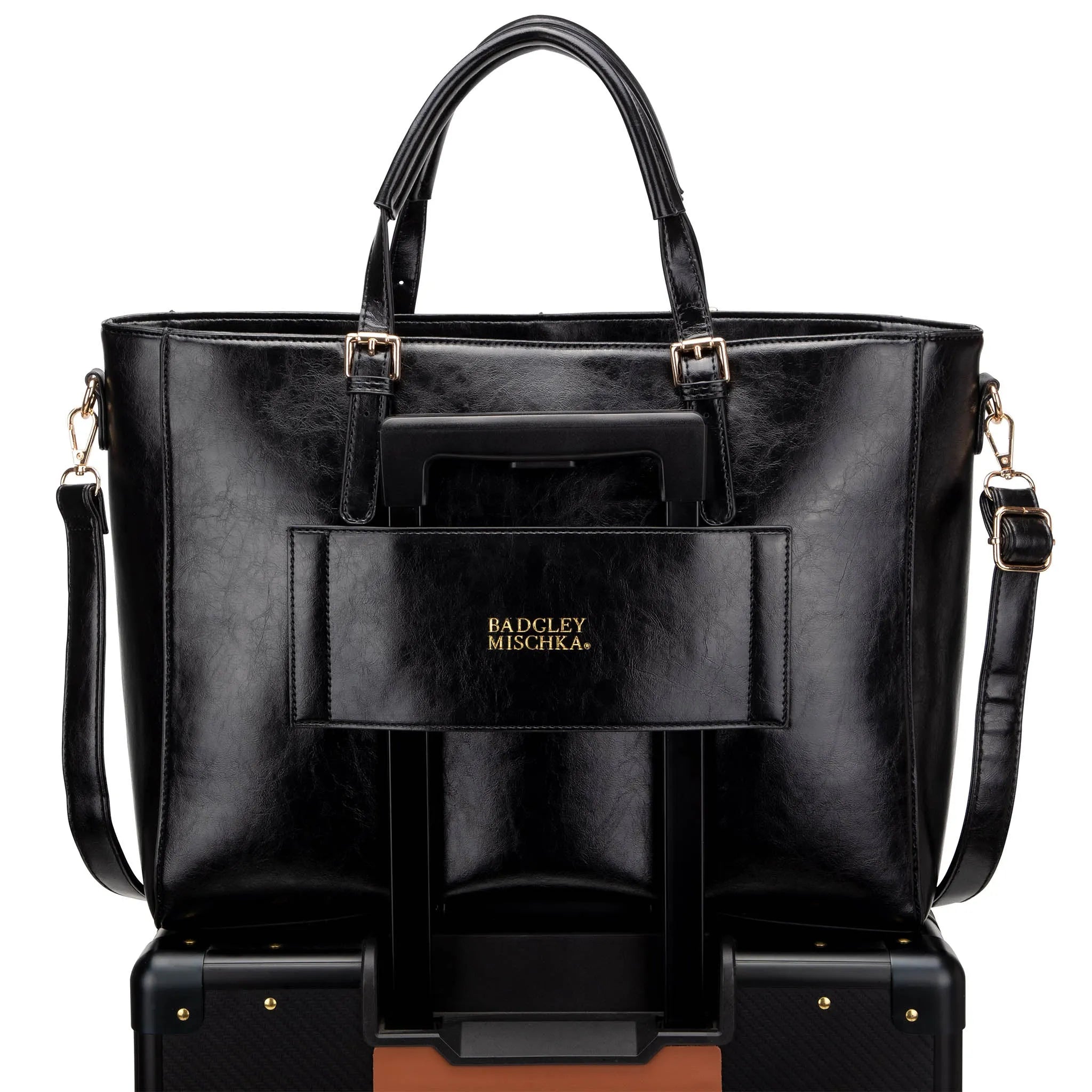 Julia Rustic Weekender-Reisetasche aus veganem Leder