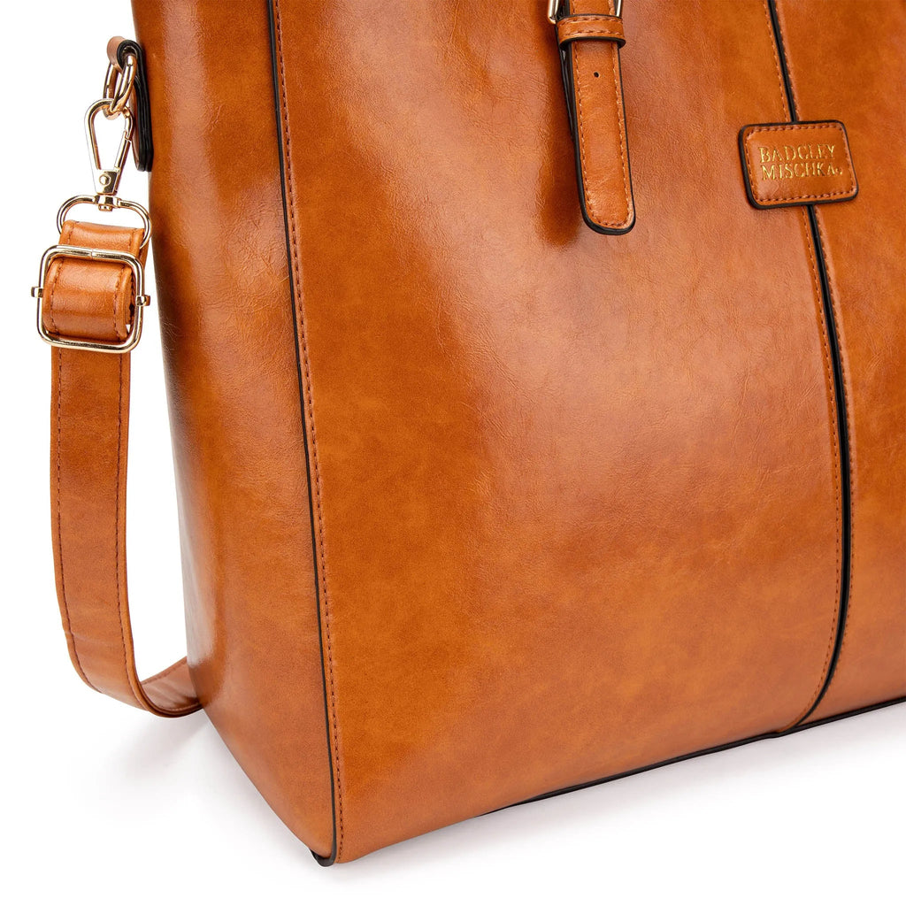 Julia Rustic Weekender-Reisetasche aus veganem Leder