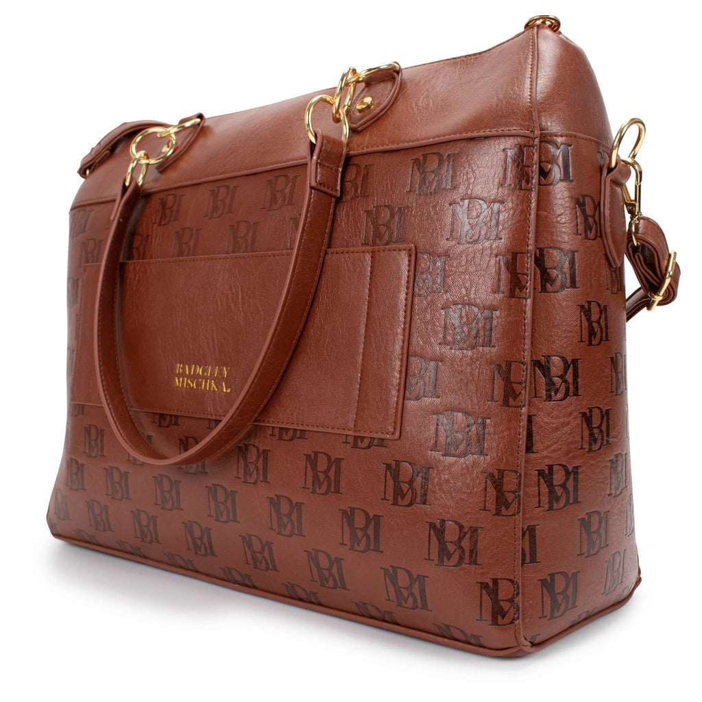 Madalyn Rustikale Vegane Leder Weekender Tragetasche