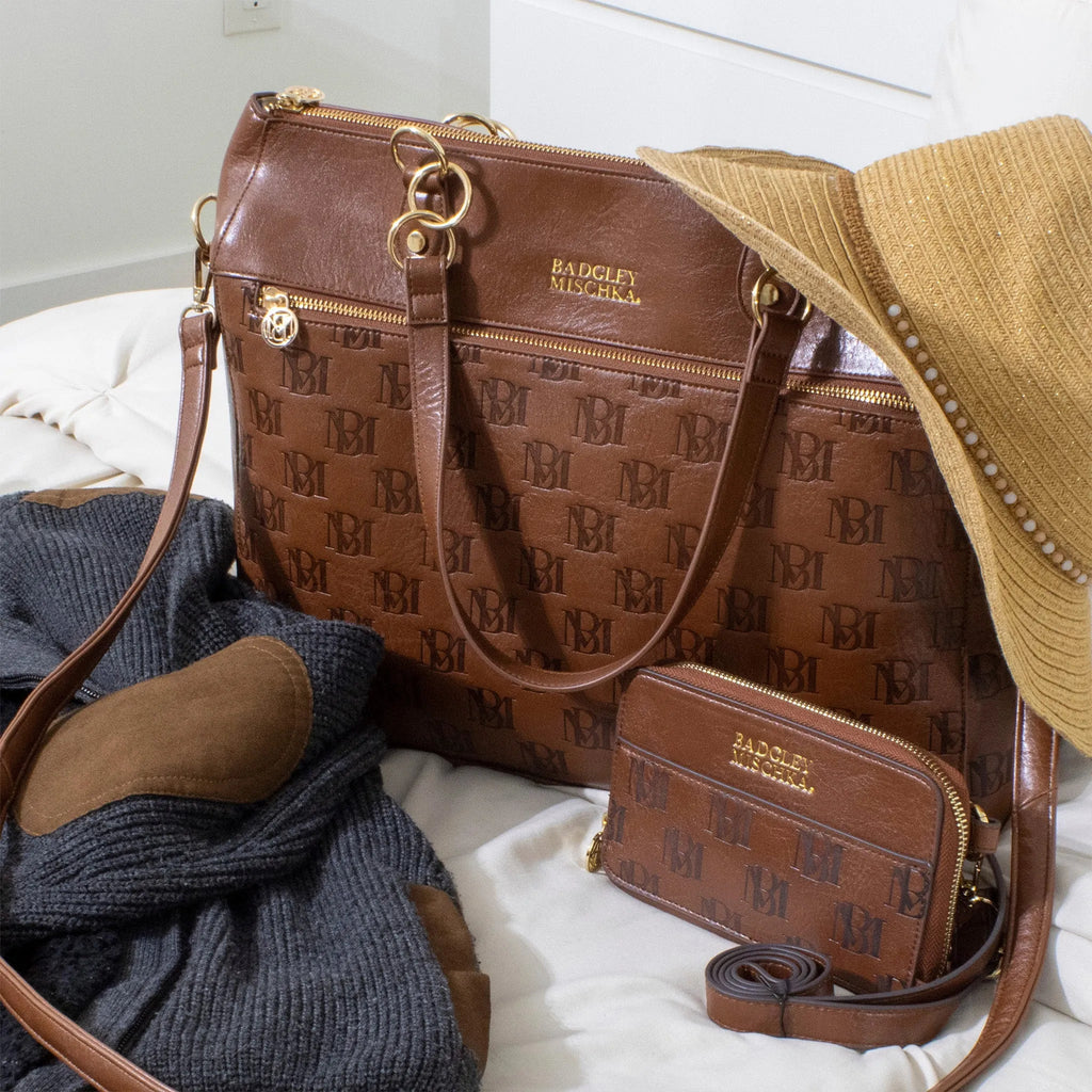 Madalyn Rustikale Vegane Leder Weekender Tragetasche