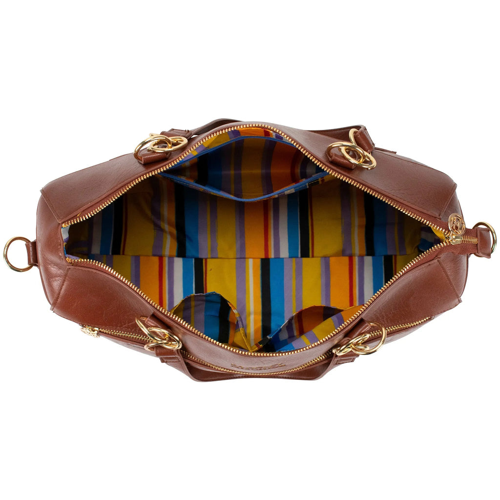 Madalyn Rustikale Vegane Leder Weekender Tragetasche