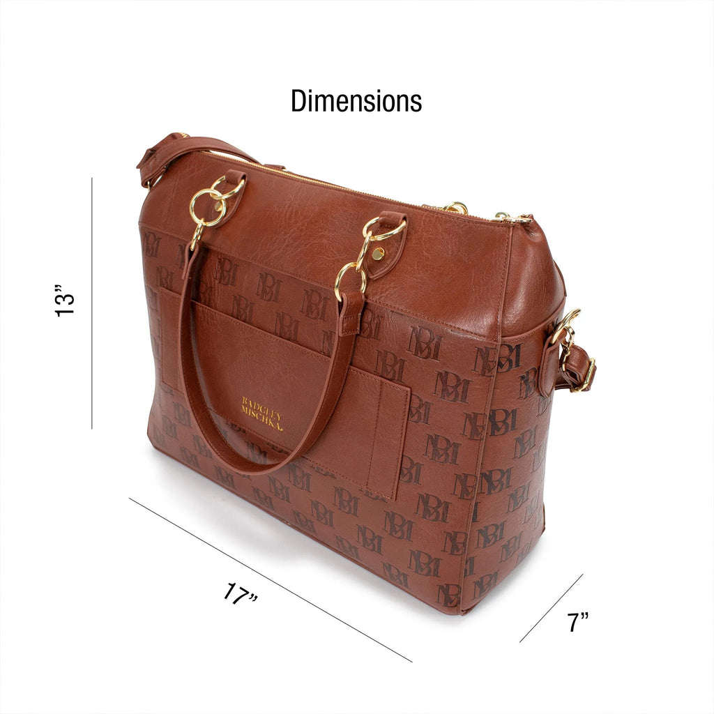 Madalyn Rustikale Vegane Leder Weekender Tragetasche