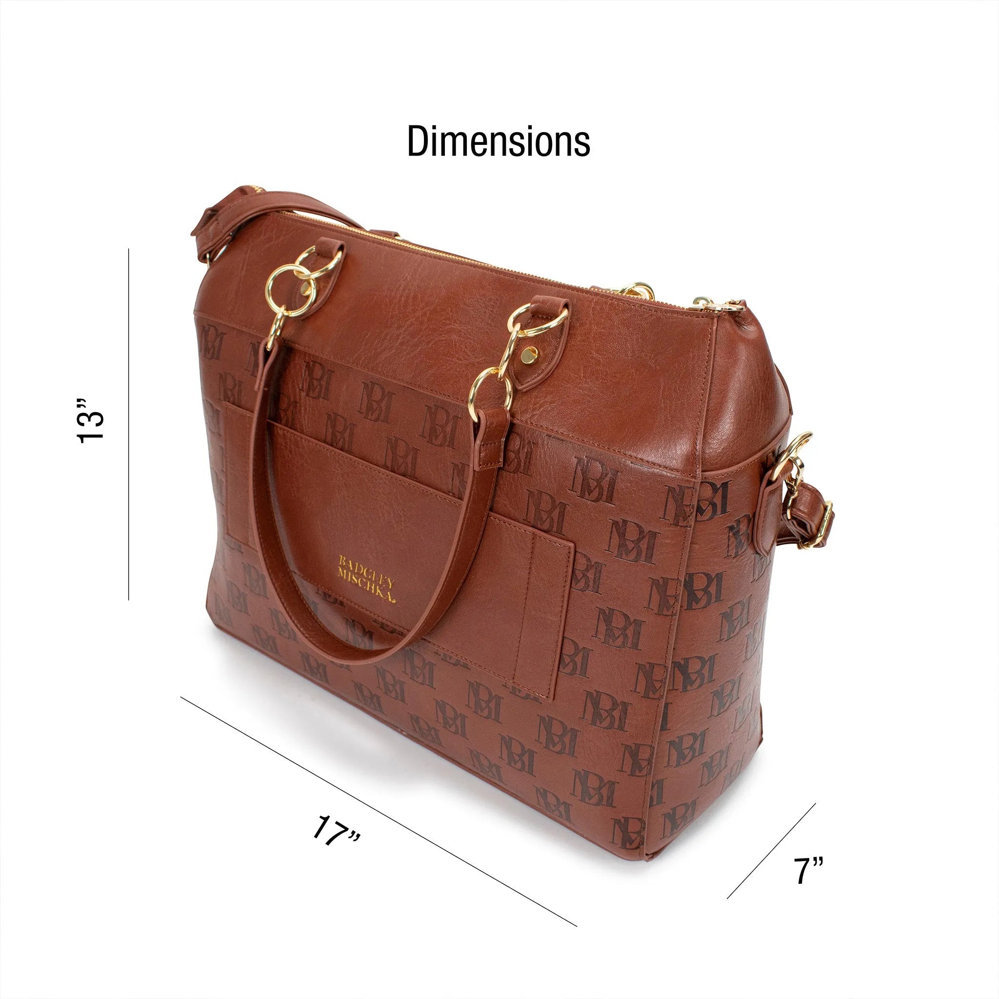 Madalyn Rustikale Vegane Leder Weekender Tragetasche
