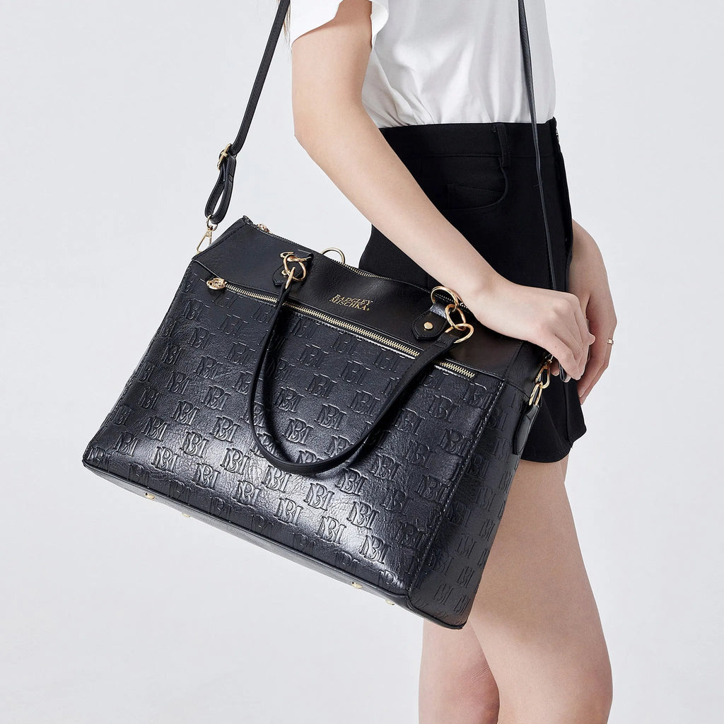 Madalyn Rustikale Vegane Leder Weekender Tragetasche