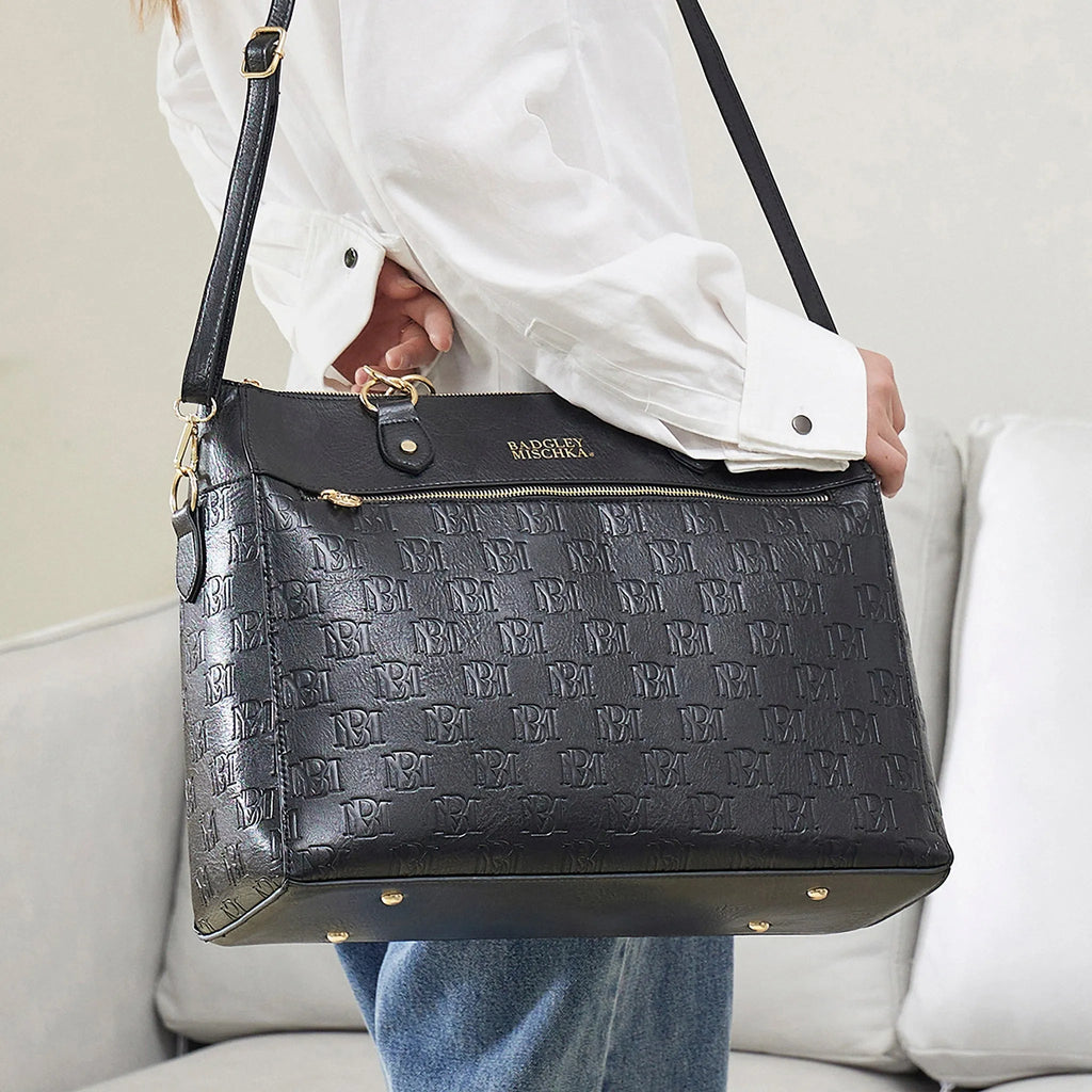 Madalyn Rustikale Vegane Leder Weekender Tragetasche