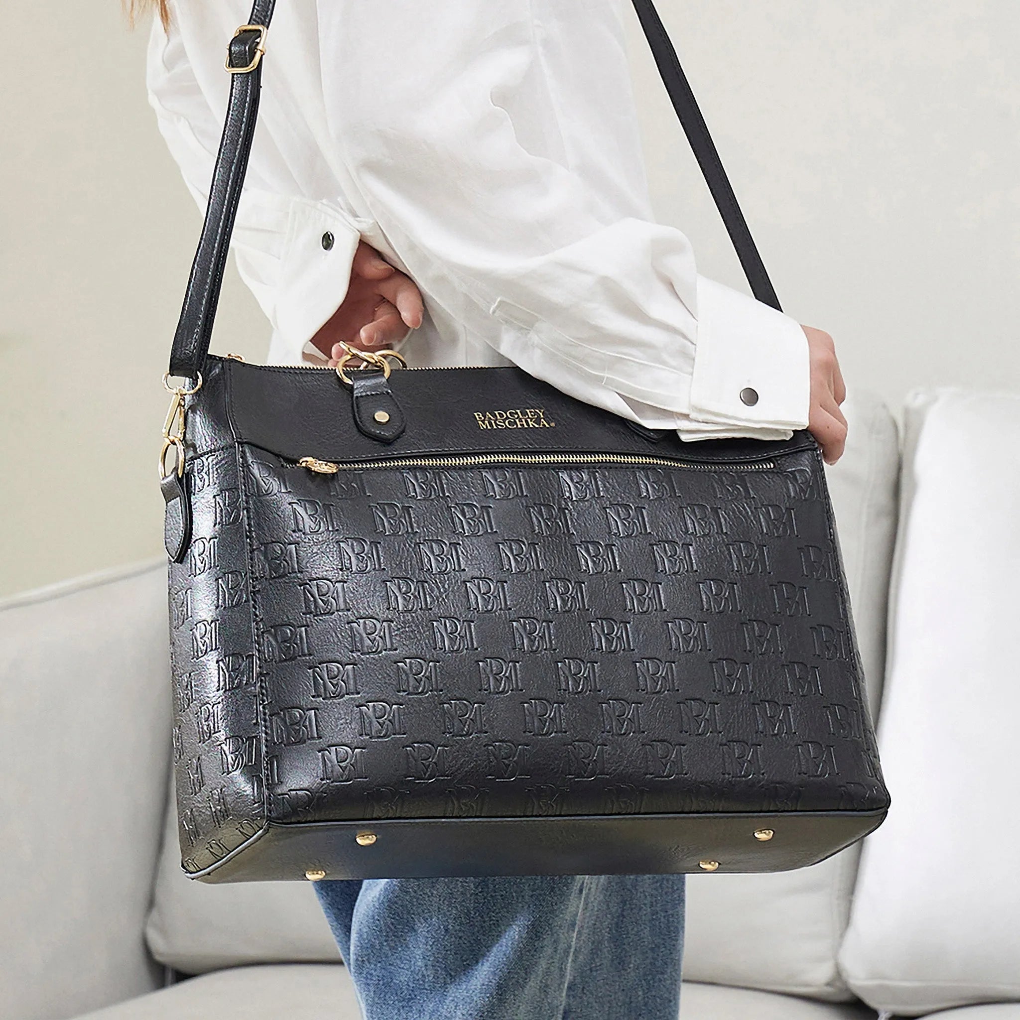 Madalyn Rustikale Vegane Leder Weekender Tragetasche