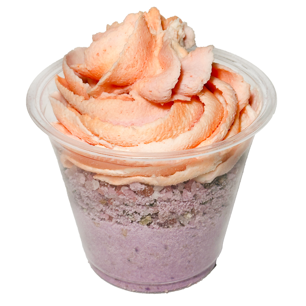 Bath Parfait Bubble Bomb with Bath Salts & Bubble Frosting | 12 oz