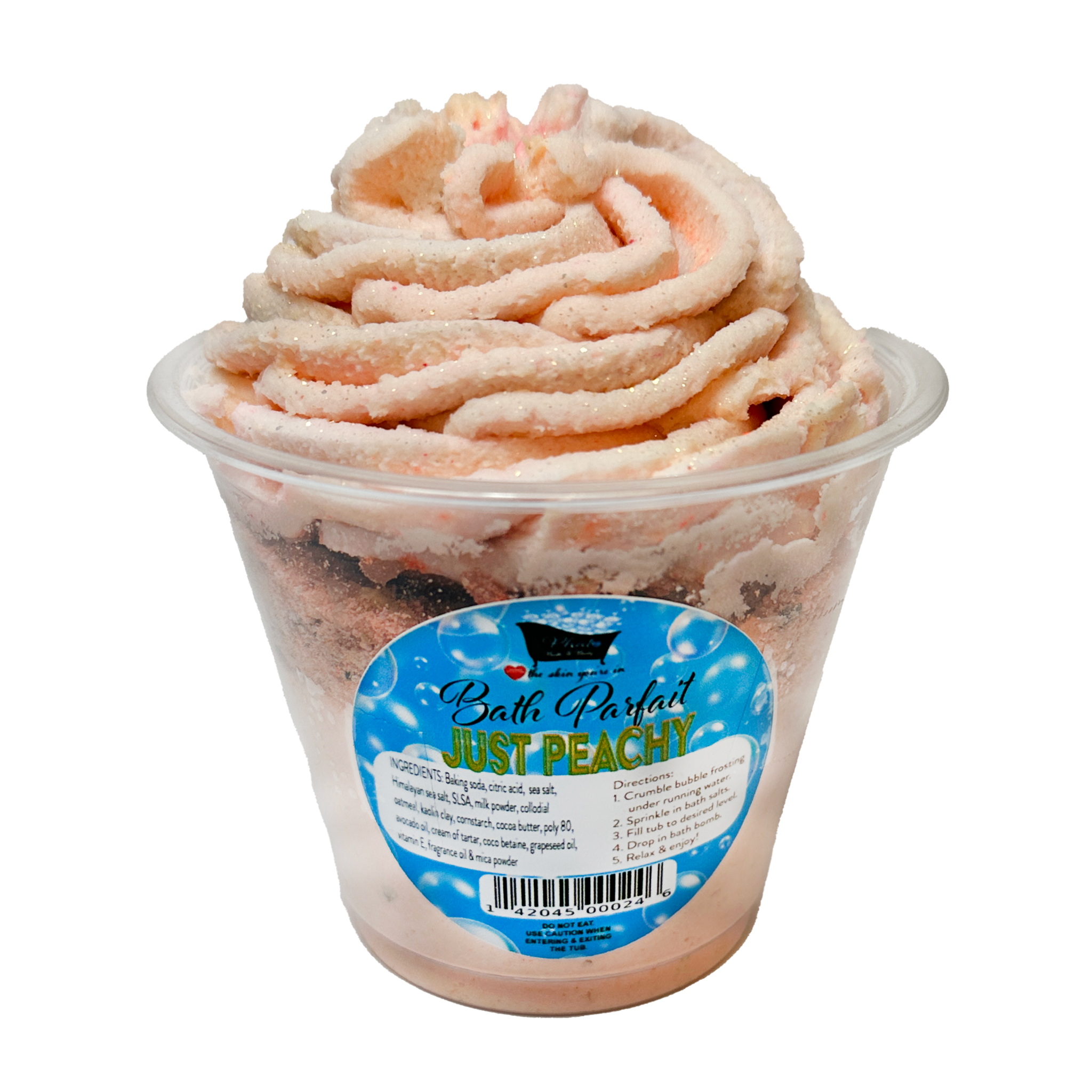 Bath Parfait Bubble Bomb with Bath Salts & Bubble Frosting | 12 oz