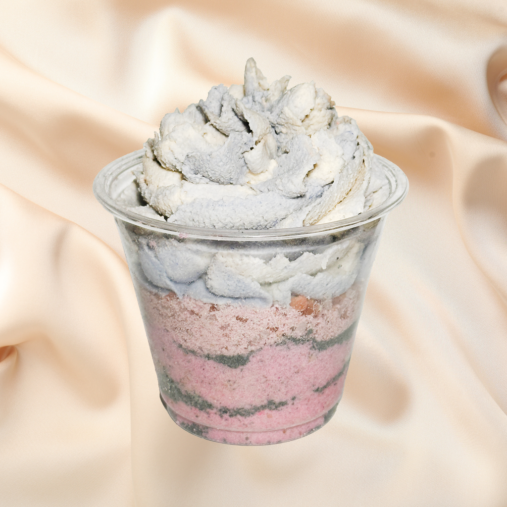 Bath Parfait Bubble Bomb with Bath Salts & Bubble Frosting | 12 oz