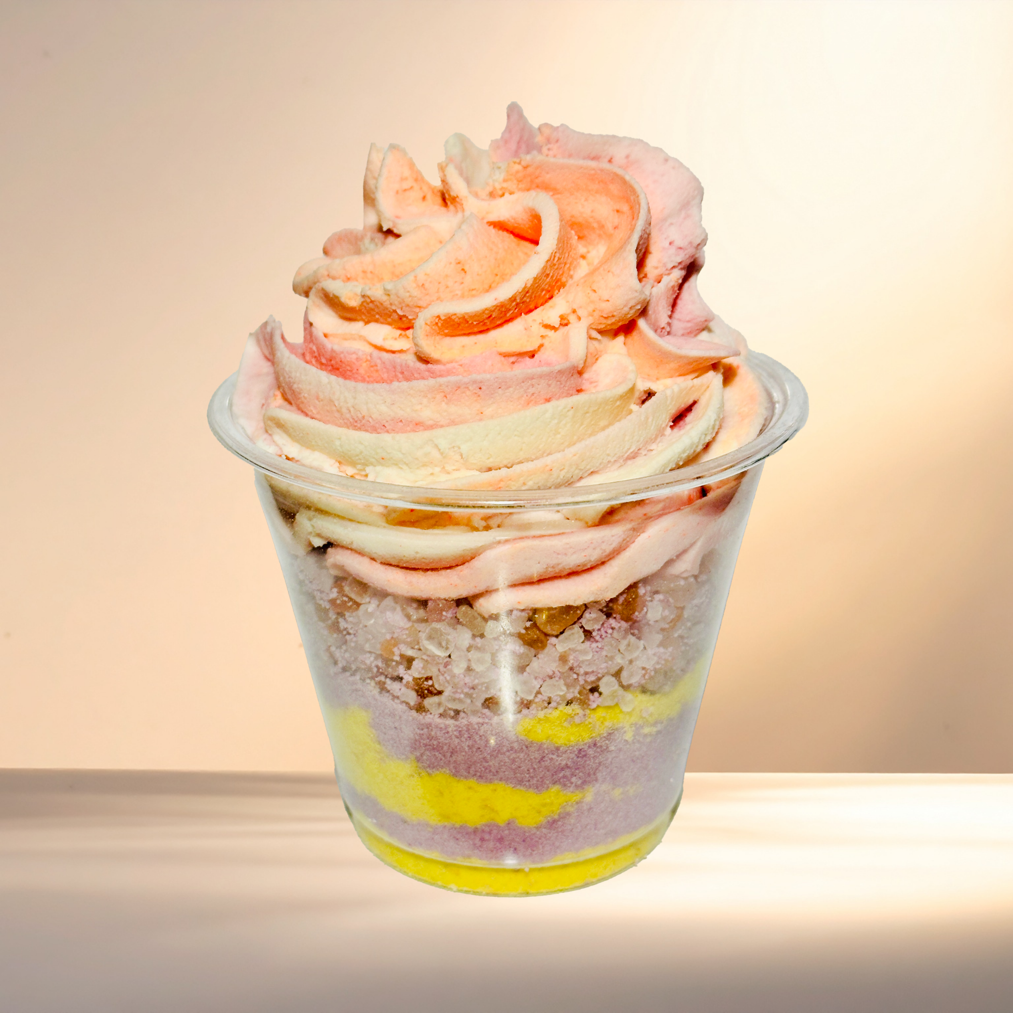 Bath Parfait Bubble Bomb with Bath Salts & Bubble Frosting | 12 oz