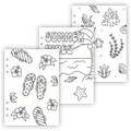 Beach Vibes Coloring Pages