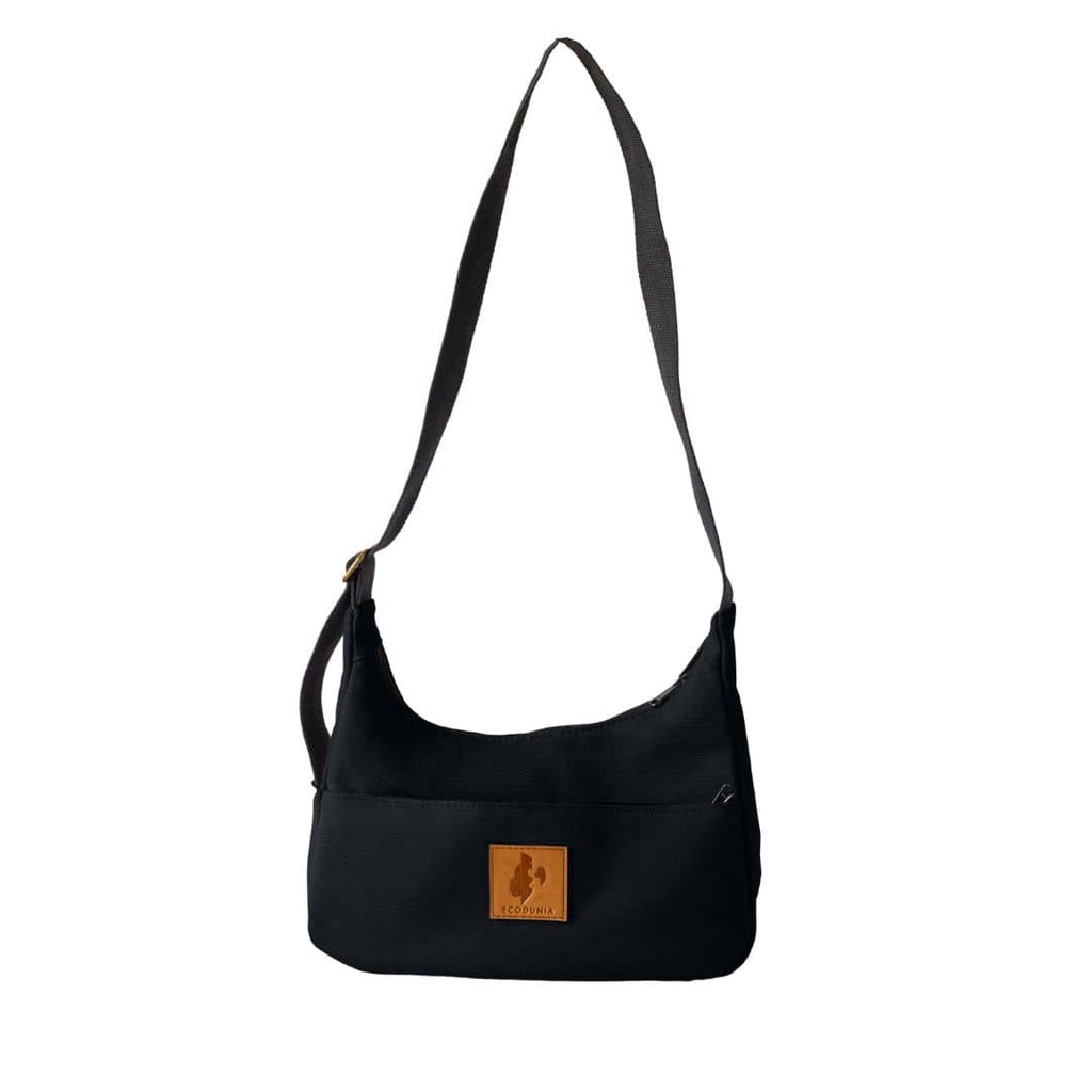 Crescent Canvas Crossbody Shoulder Bag for Women