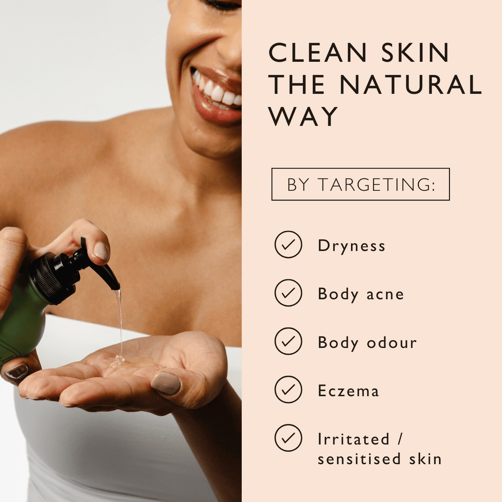 Natural Hand + Body Wash with Lemongrass - Travel Size (small)