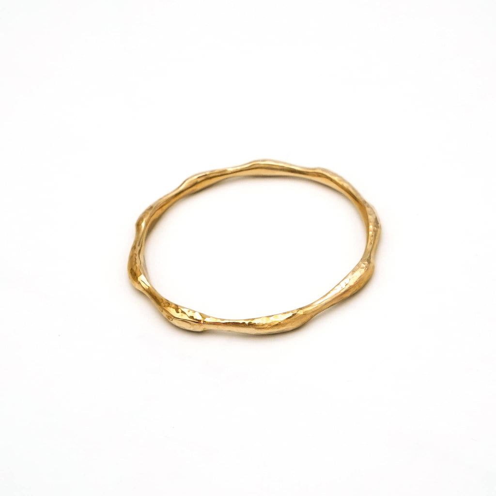 Sculptural Brass Bangle | Sema