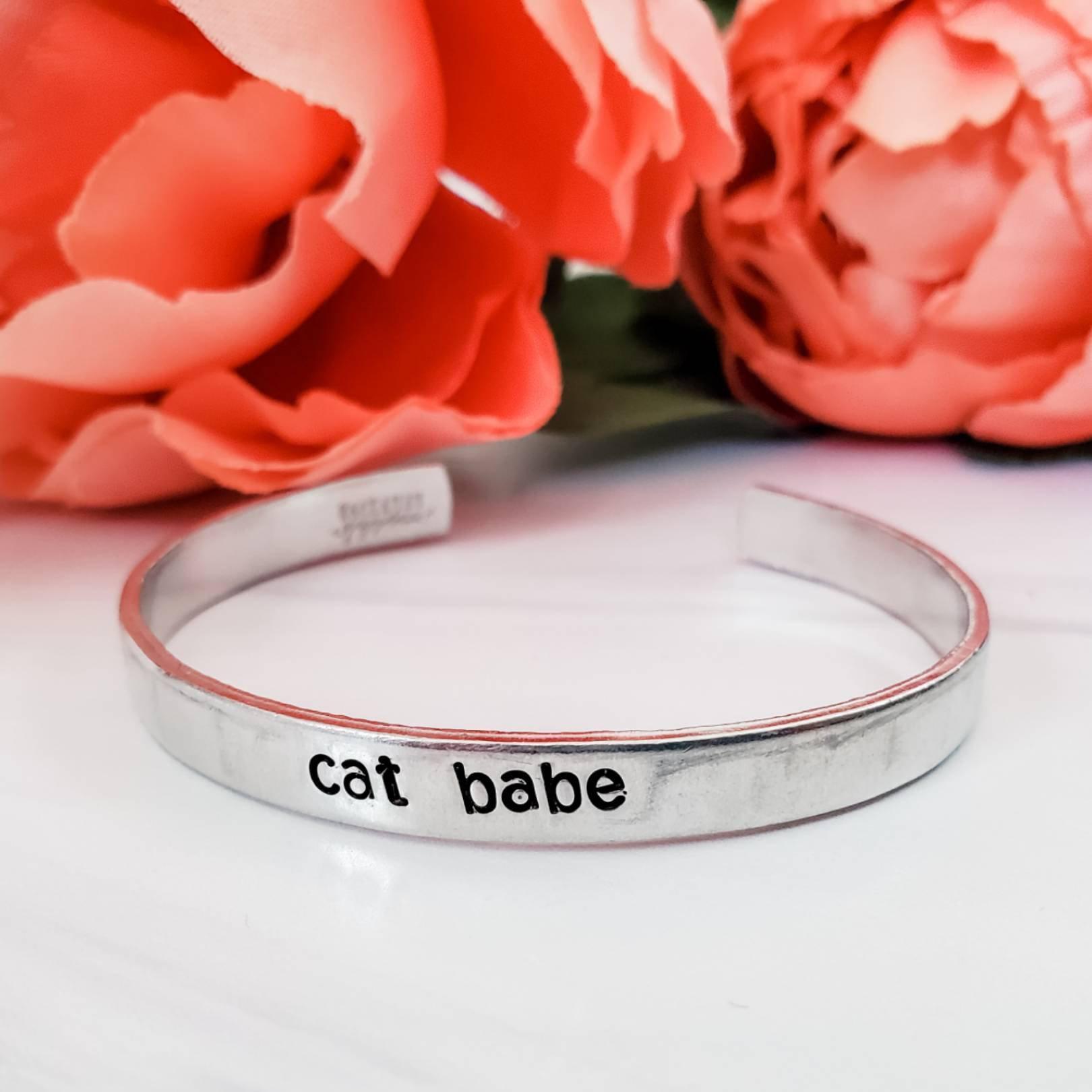Katzenmädchen Stapelarmreif