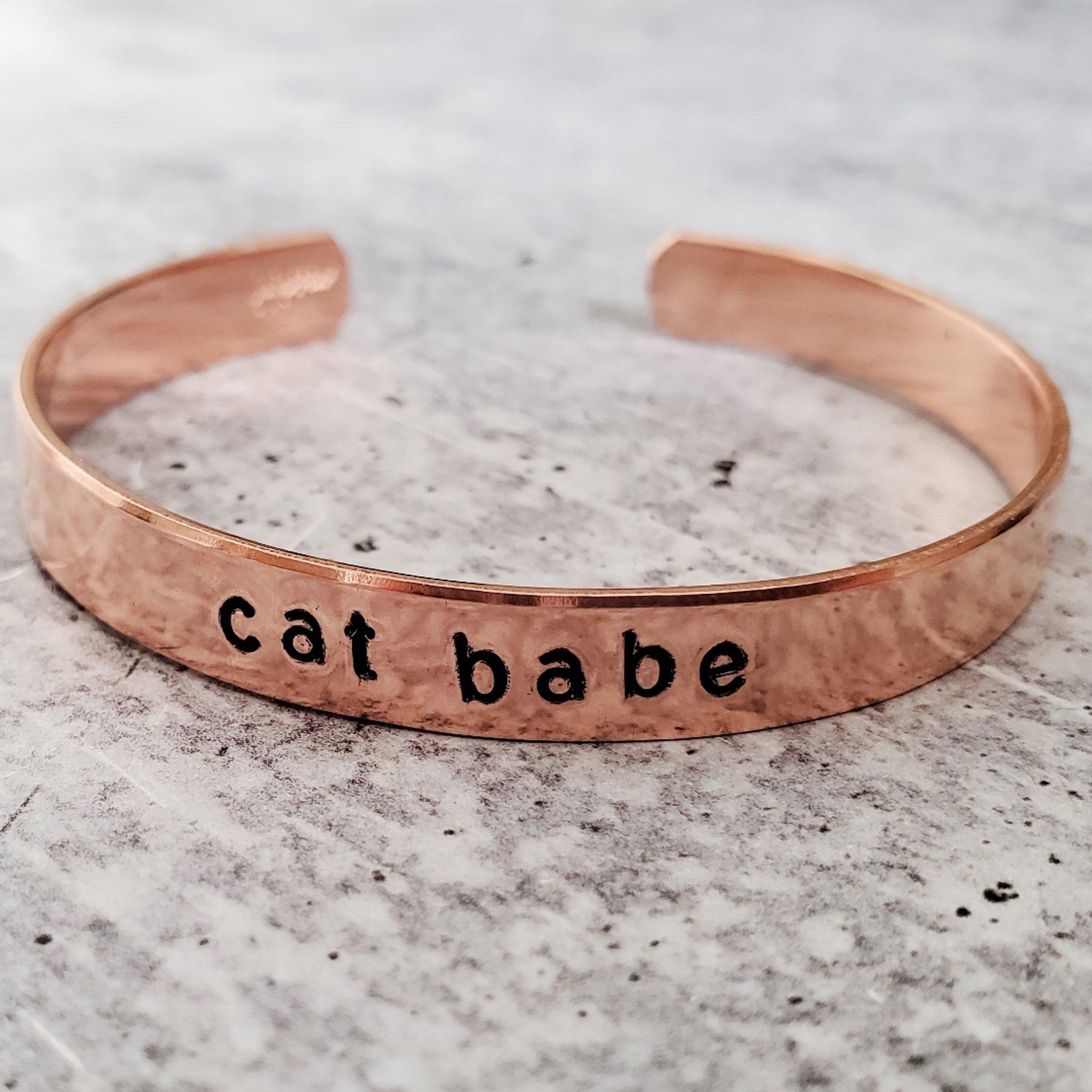Katzenmädchen Stapelarmreif