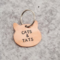 CATS & TATS -Kupferkatzen-Schlüsselanhänger