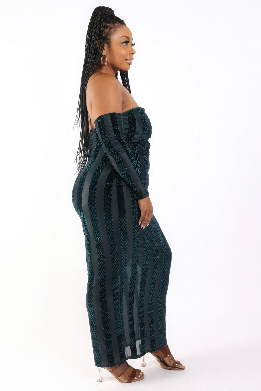 “You See Me” Off Shoulder Dress