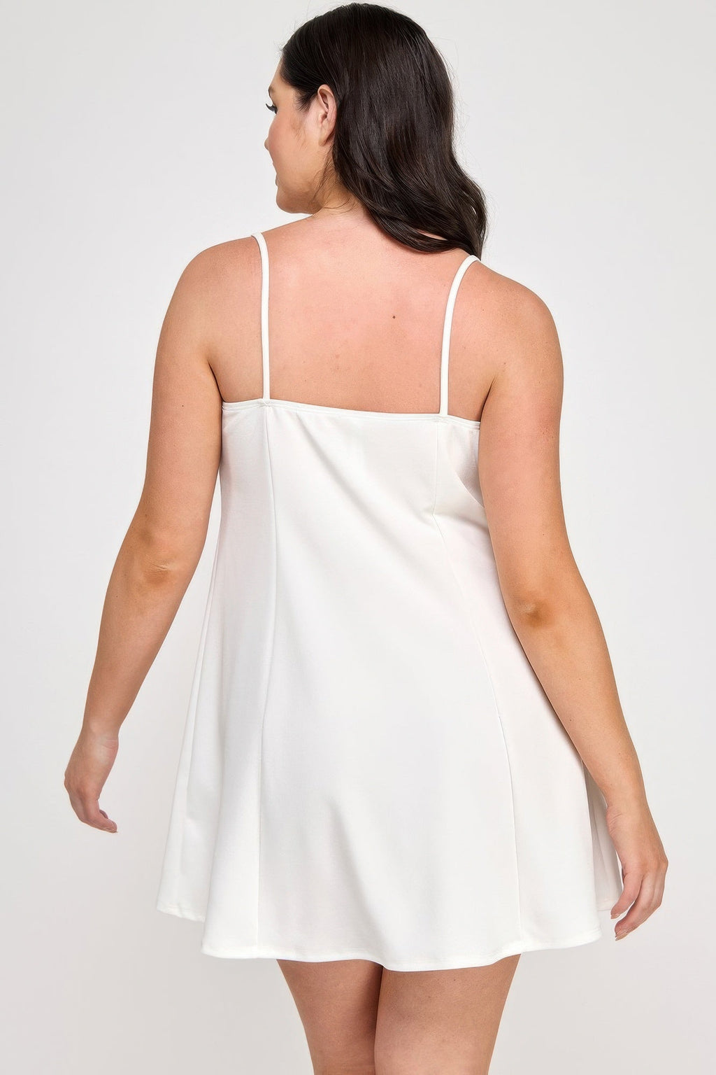 Fit & Flare Scuba Crepe Dress