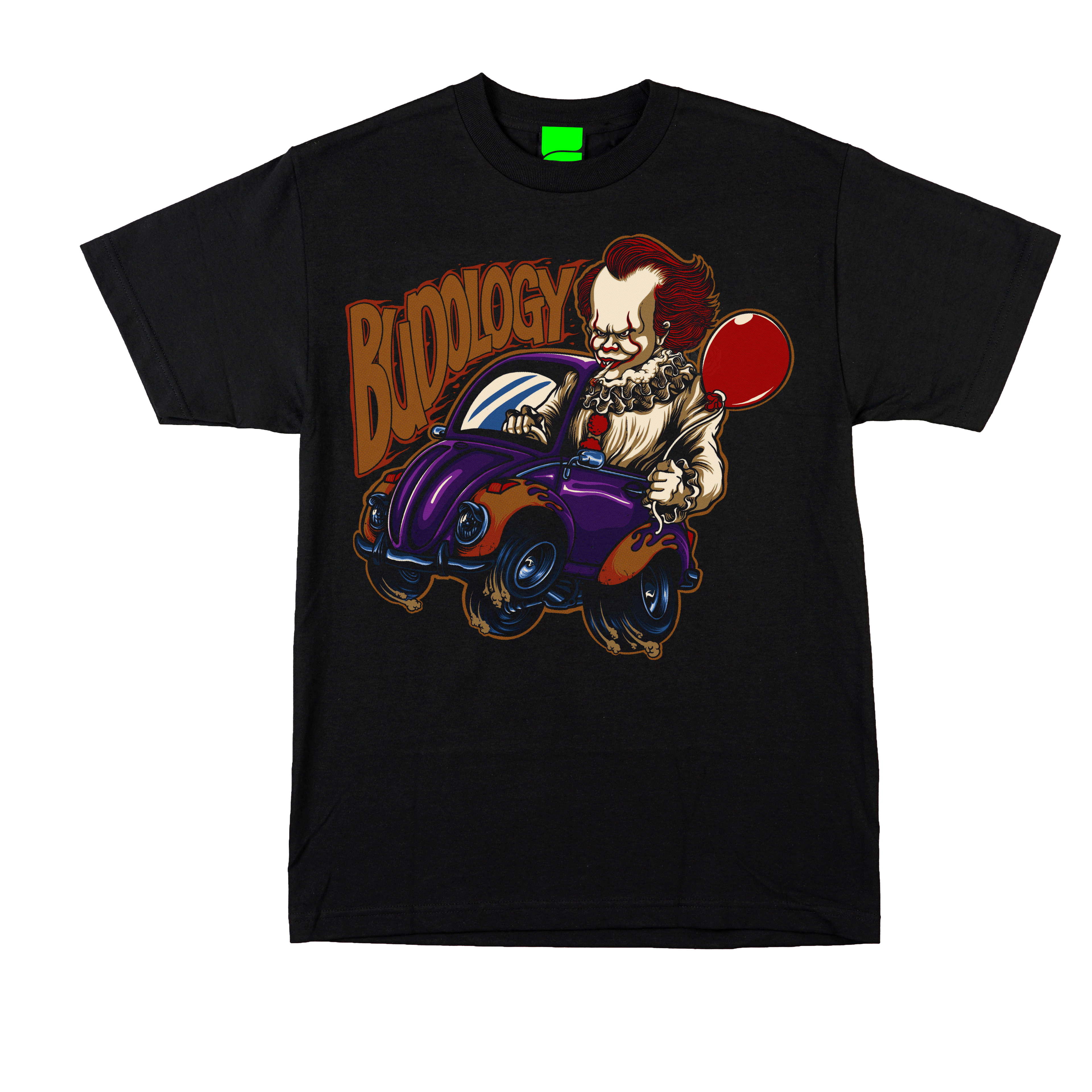 🚐🤡💨 Product Title:  Clownit Bus Trip – VW Vibes Tee