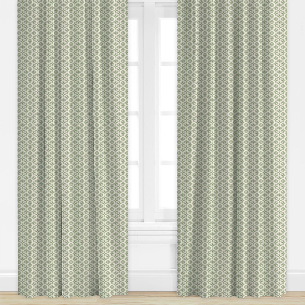 Annie in Sage Drapery Panel