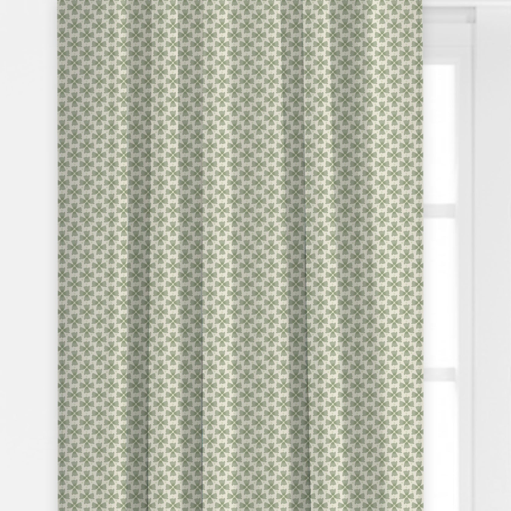 Annie in Sage Drapery Panel