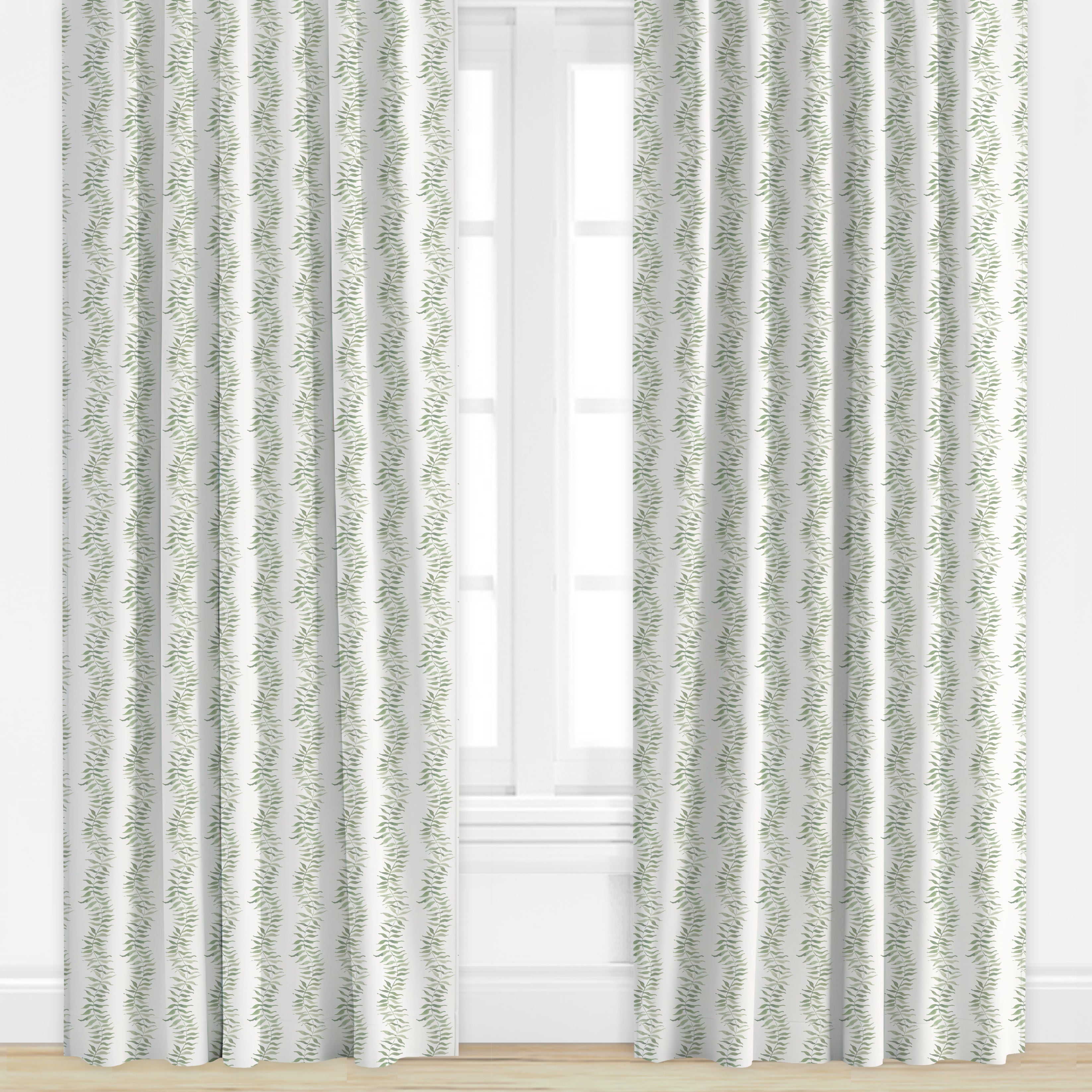 Conley in Sage Drapery Panel