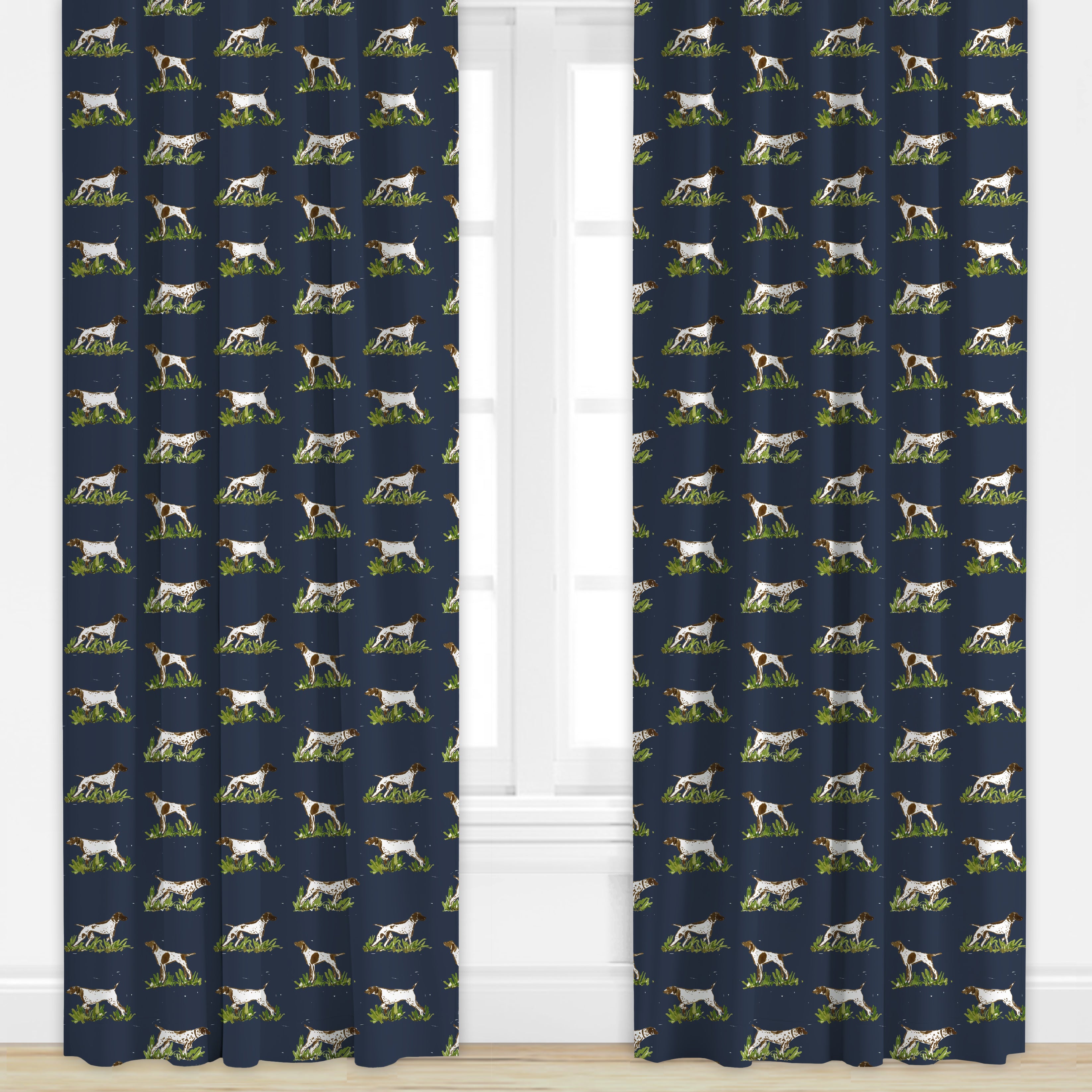 Hobbs in Indigo Drapery Panel