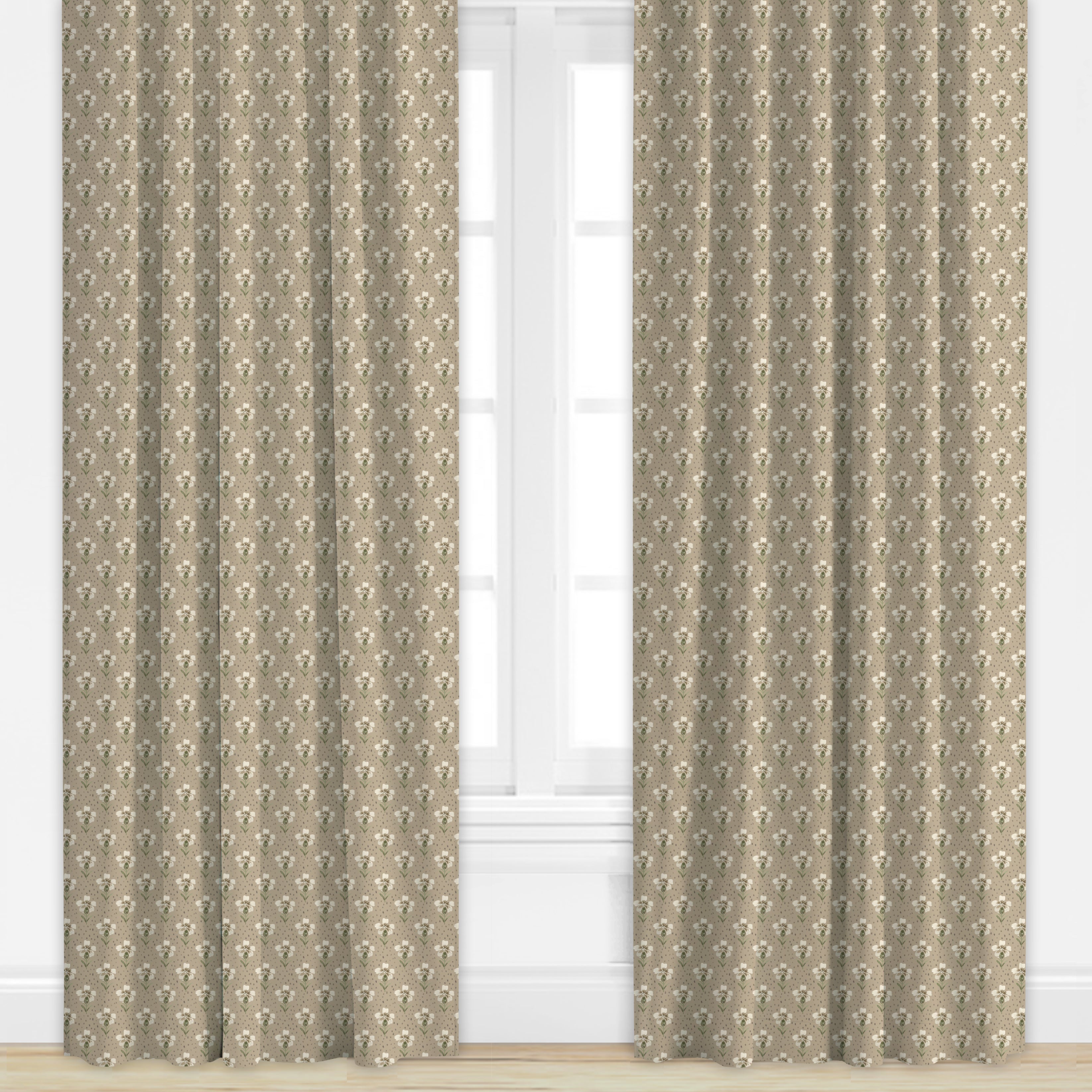 Mollie in Linen Drapery Panel
