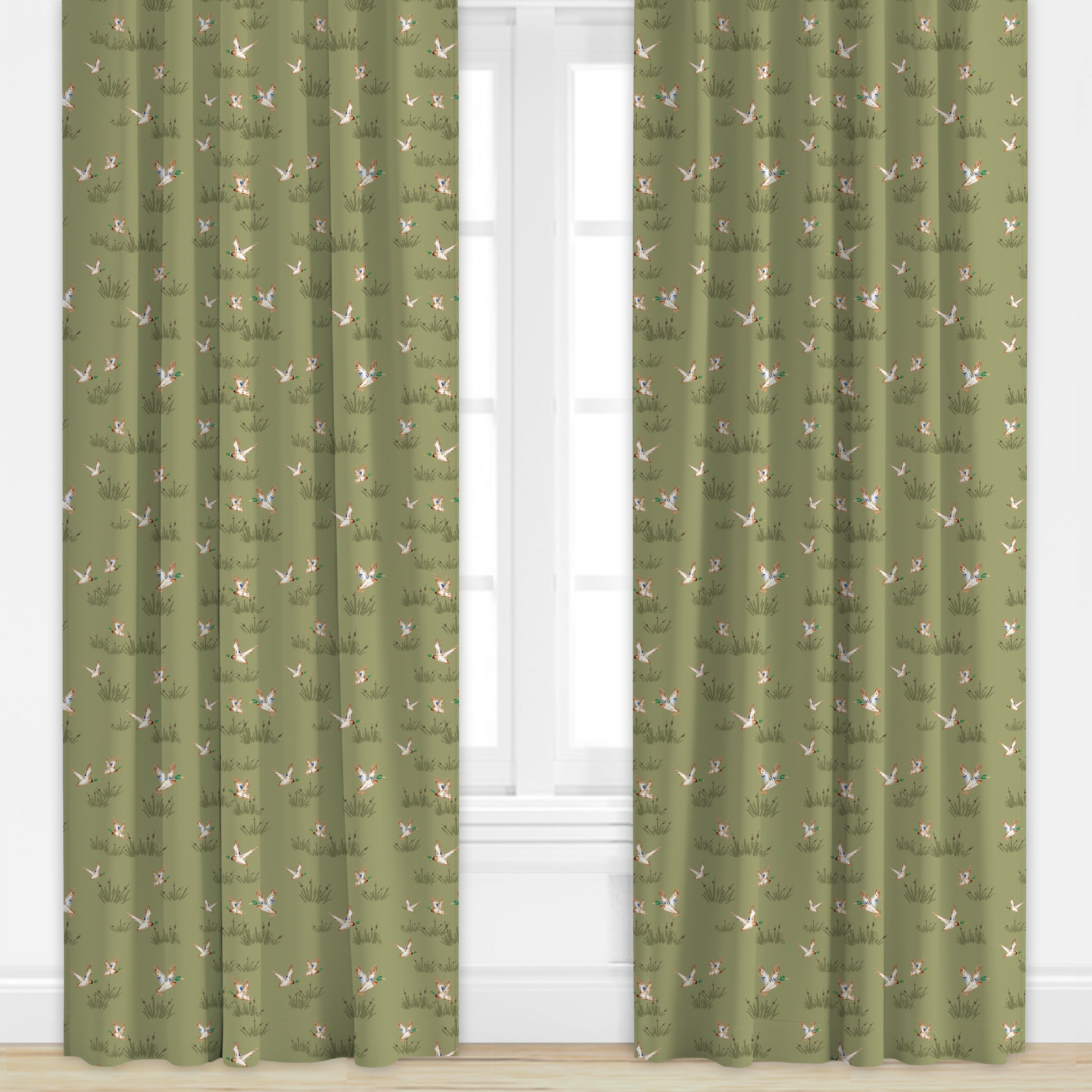 Scout in Olive Drapery Panel