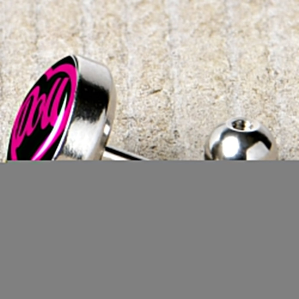 16G 1/4 Hollow Heart Doll Word Tragus Cartilage Earring by Onyx O