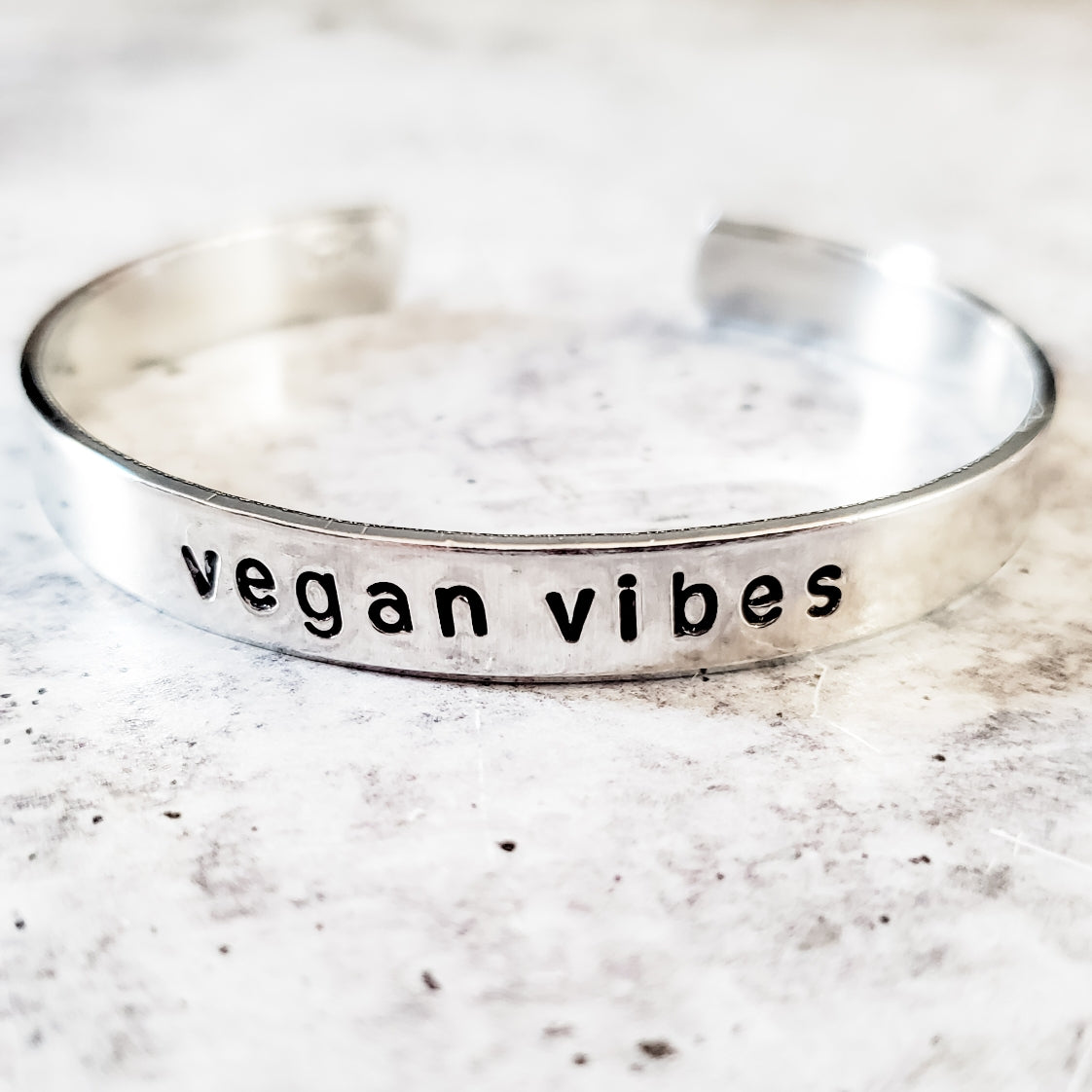 VEGAN VIBES Stapelarmreif