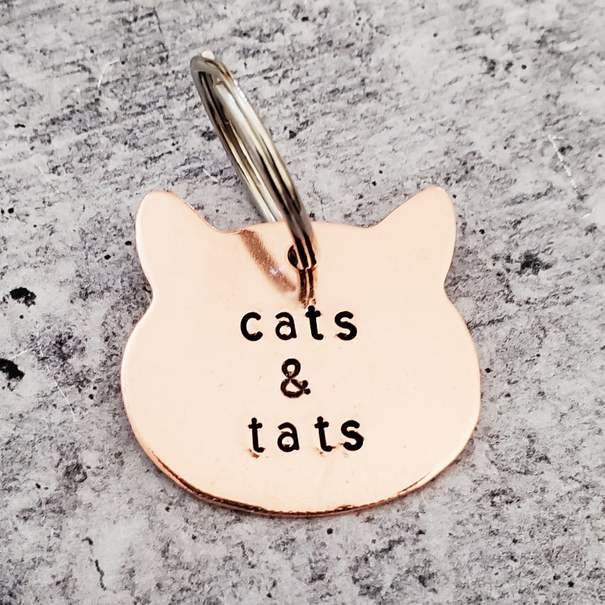 CATS & TATS -Kupferkatzen-Schlüsselanhänger