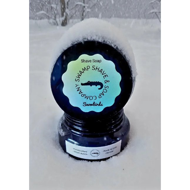 Swamp Shave & Soap Company Snowbirds Shave Soap 4.2 Oz