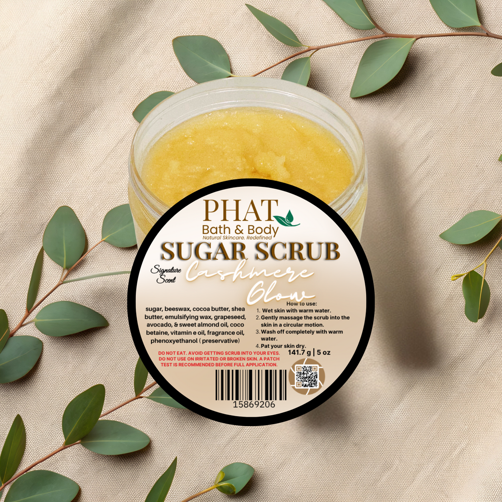 Cashmere Glow Signature Scent Whipped Sugar Scrub with Shea & Cocoa Butter | 5 oz