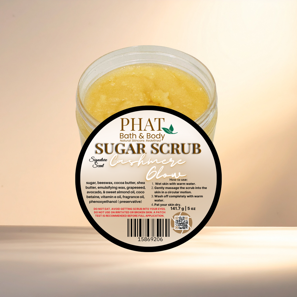 Cashmere Glow Signature Scent Whipped Sugar Scrub with Shea & Cocoa Butter | 5 oz