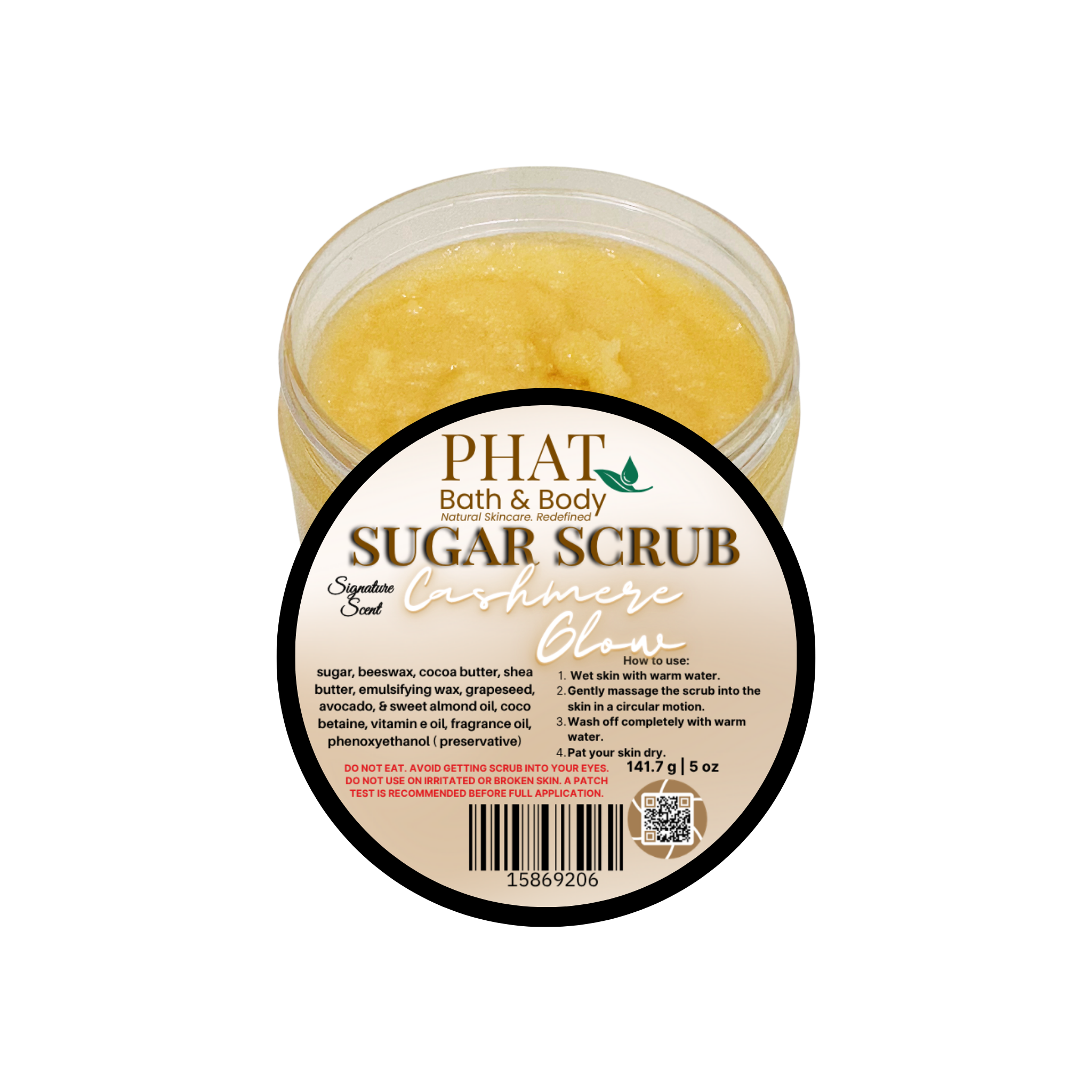 Cashmere Glow Signature Scent Whipped Sugar Scrub with Shea & Cocoa Butter | 5 oz