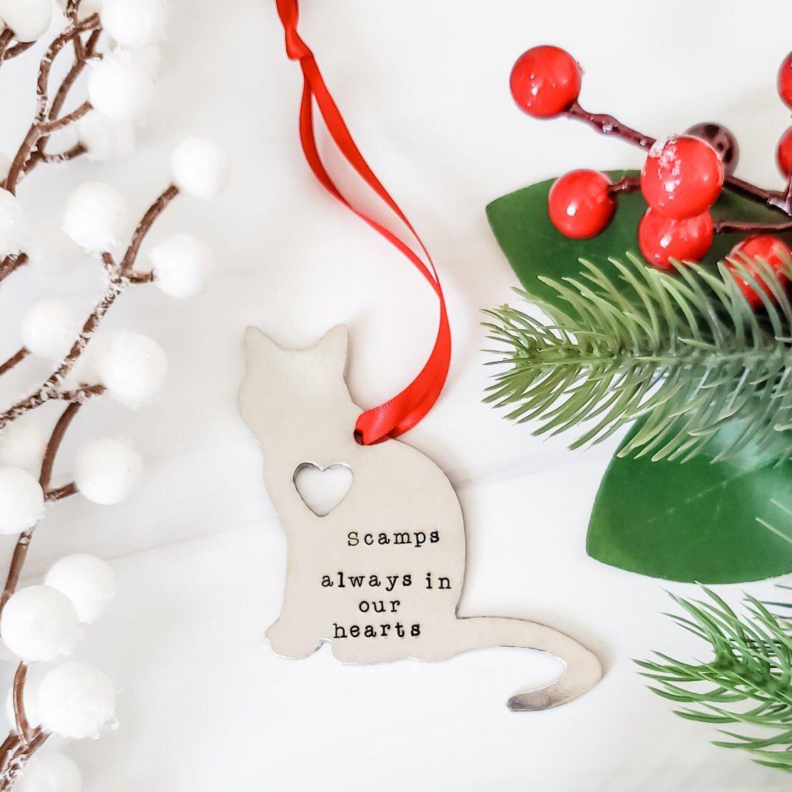 Cat Memorial Christmas Ornament