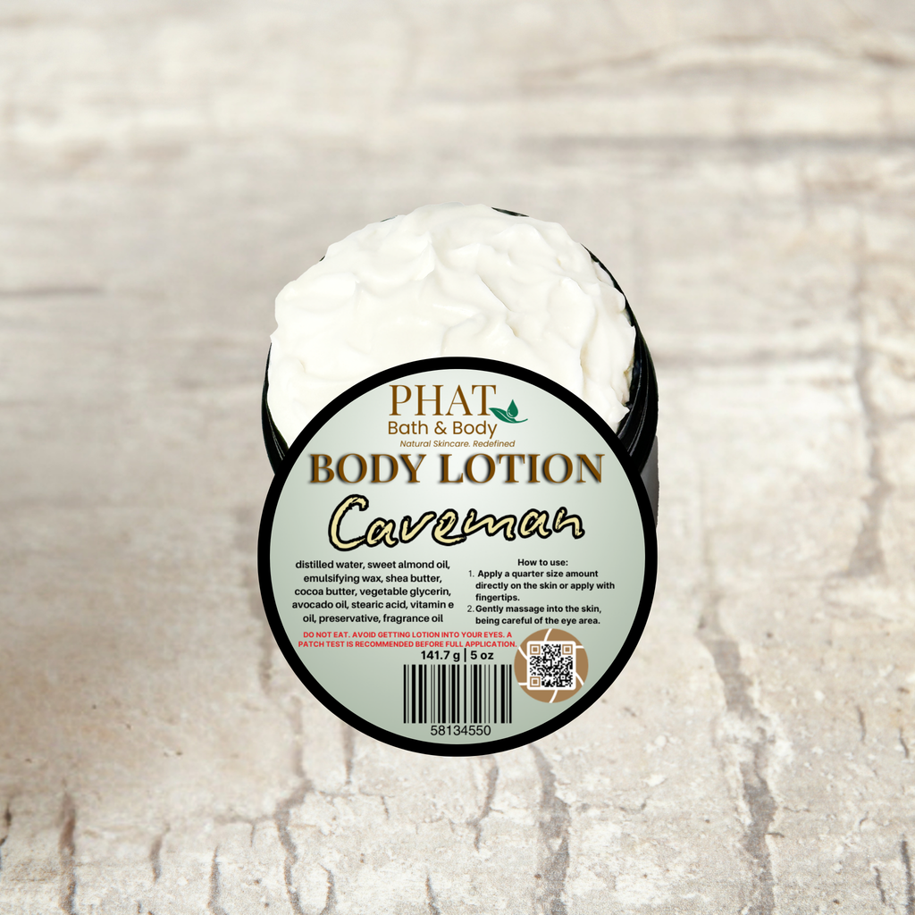 Caveman Moisturizing Body Lotion for Men Man Cave Type | 5 oz