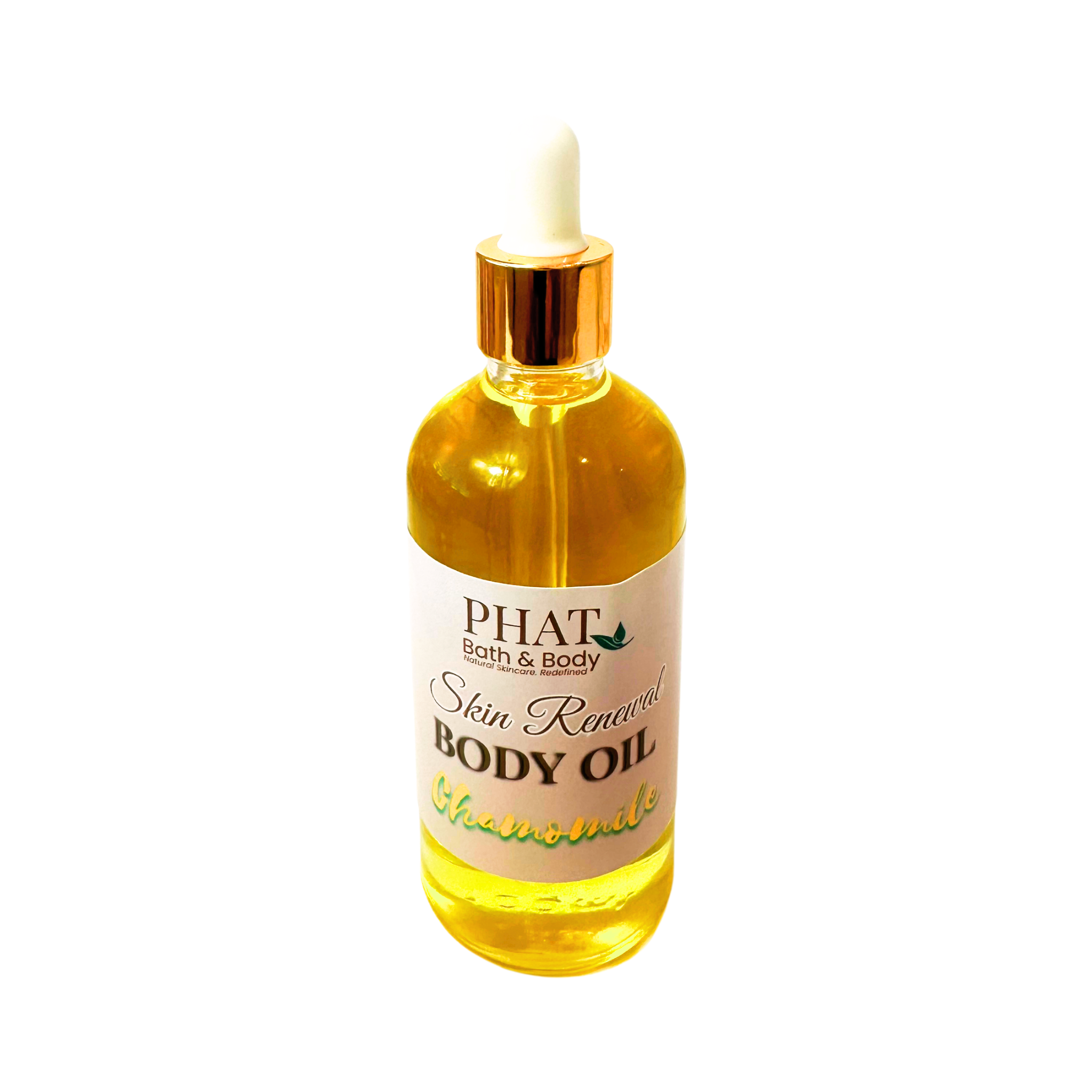 Chamomile Skin Renewal Natural Body Oil with Rosehip Carrot Seed & Essential Oil | 3.2 oz