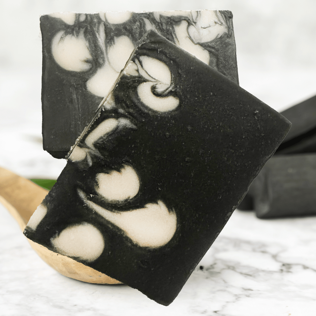 Charcoal & Kaolin Clay Handmade Bar Soap Shea and Cocoa Butter Sensitive Skin Bar Soap