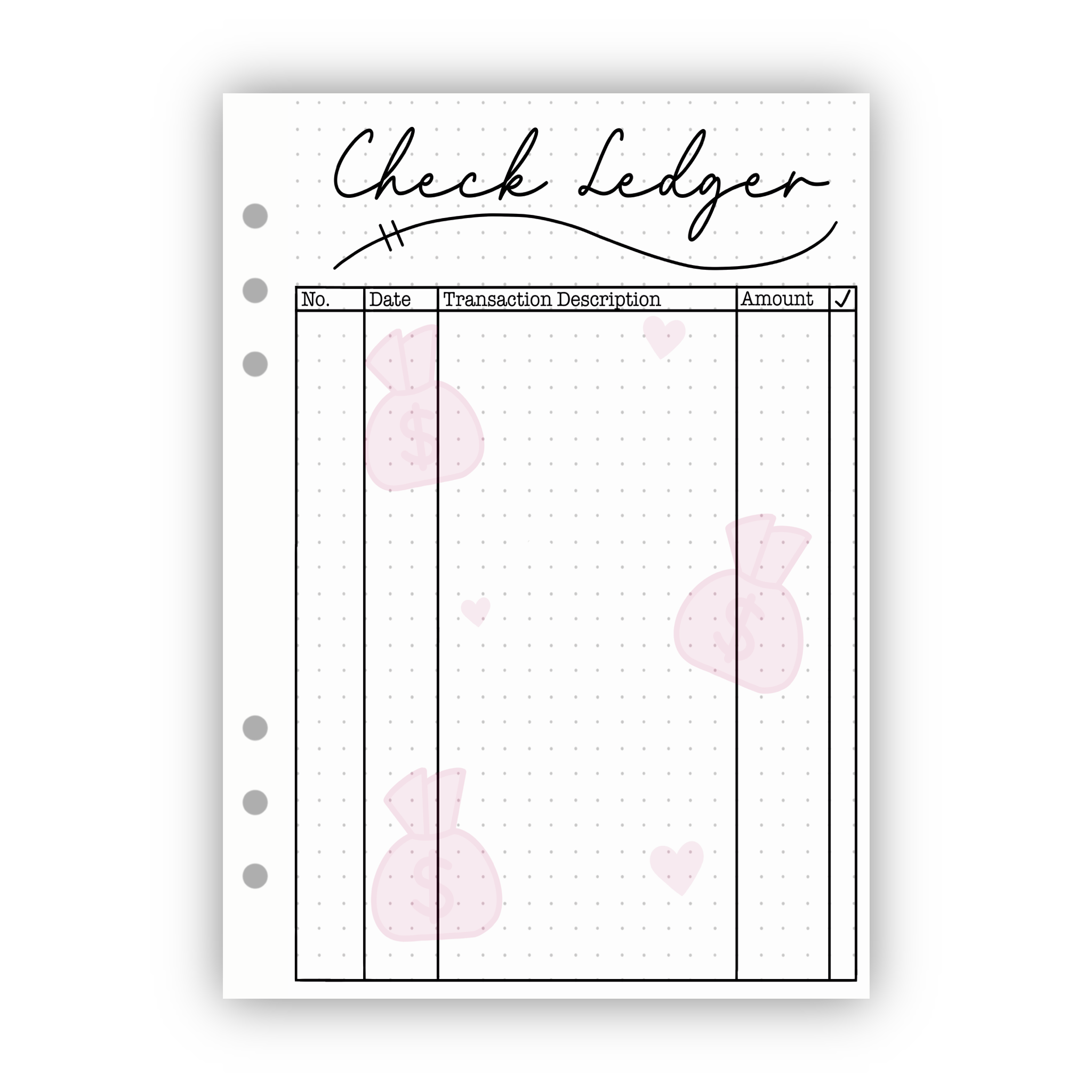 Check Ledger