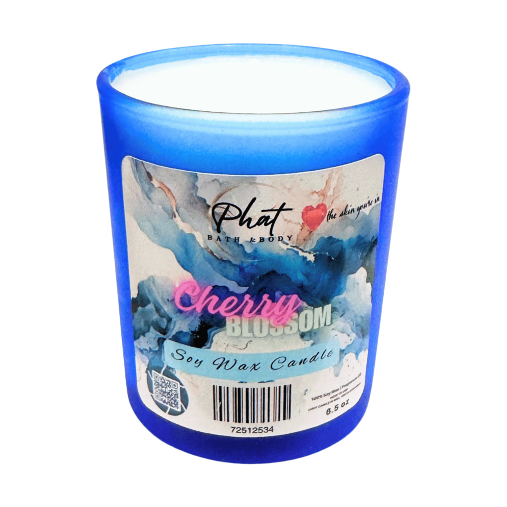 Cherry Blossom Natural Soy Wax Candle Japanese Cherry Blossom Type | 6.5 oz
