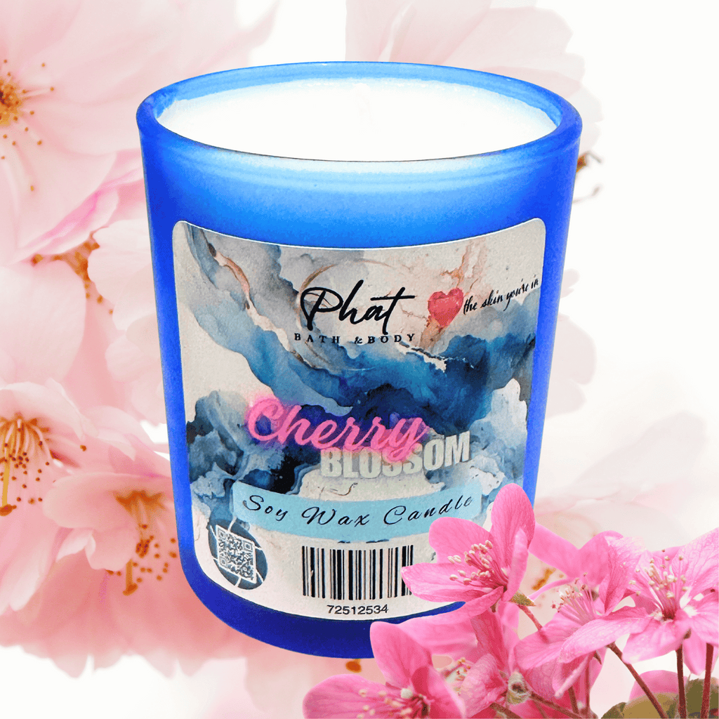 Cherry Blossom Natural Soy Wax Candle Japanese Cherry Blossom Type | 6.5 oz