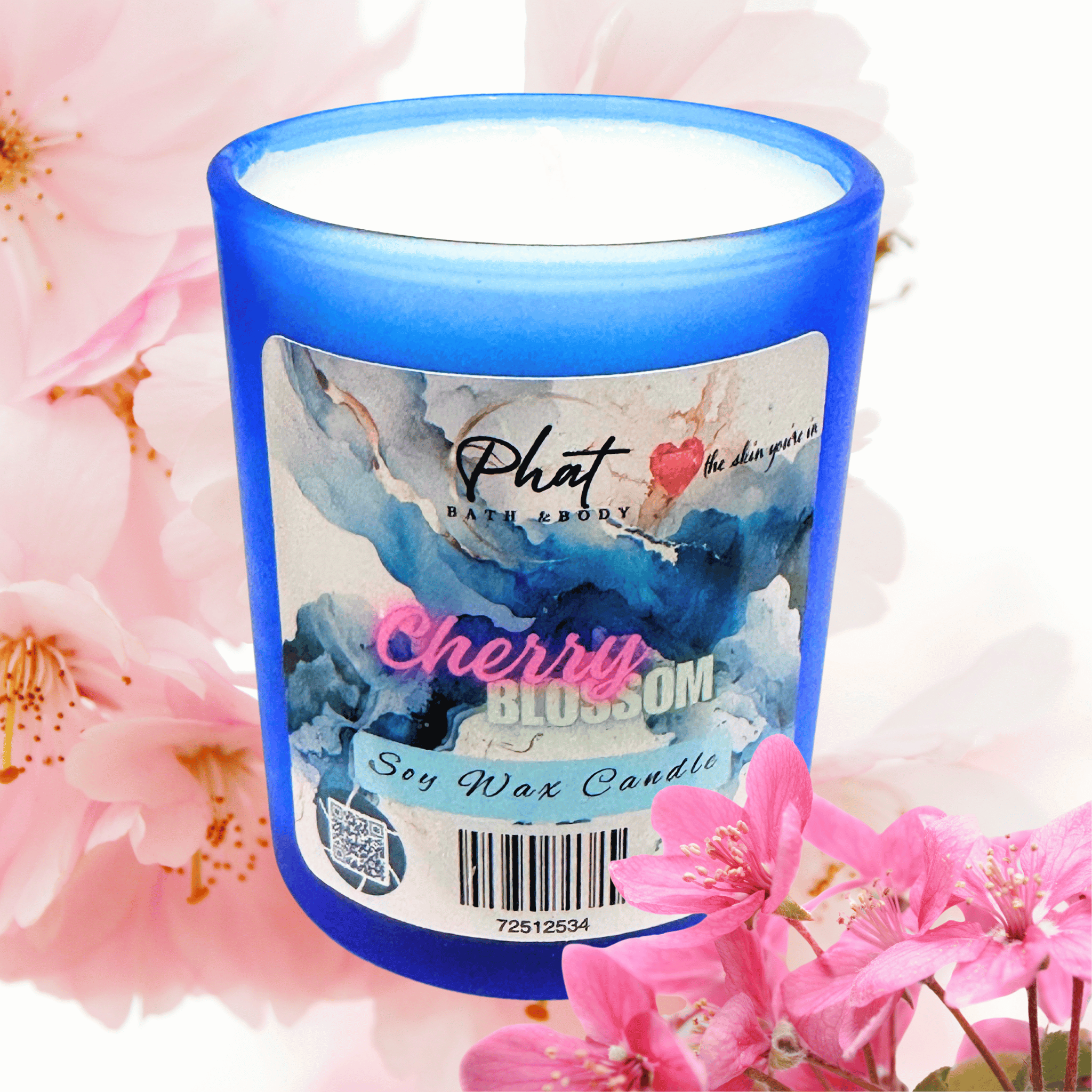 Cherry Blossom Natural Soy Wax Candle Japanese Cherry Blossom Type | 6.5 oz