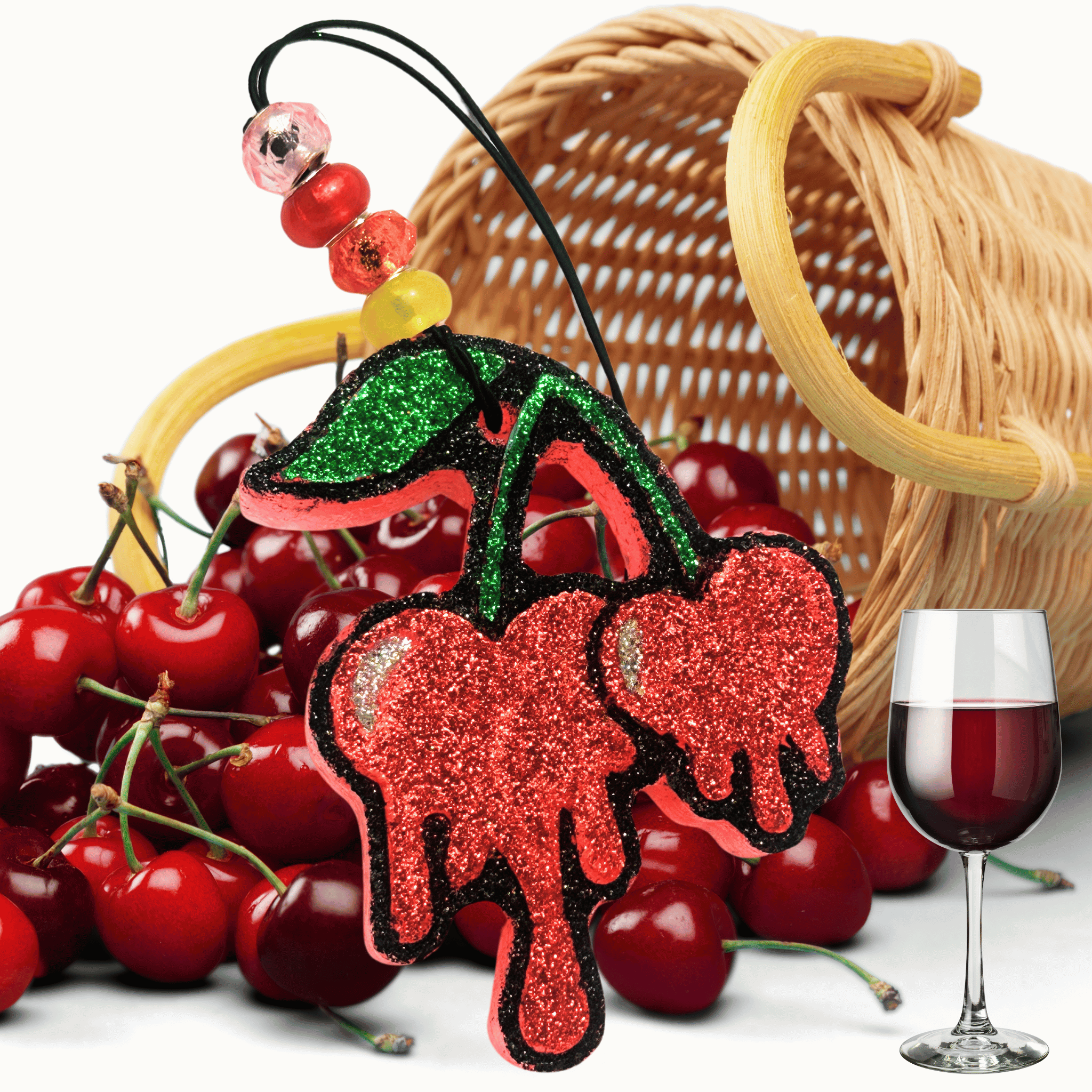 Cherry Merlot | Phat Freshie Car Air Freshener Black Cherry Merlot Type