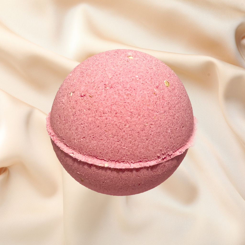 Cherry Vanilla Oatmeal Skin Nourishing Natural Bath Bombs | 6 oz